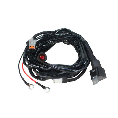 20cm 14AWG वर्क लाइट ऑटोमोटिव वायर हार्नेस CSA फ्यूज रिले स्विच