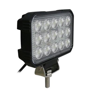 मोटरसाइकिल 75W आयत एलईडी फ्लड लाइट डुअल माउंट IP67 IP69K