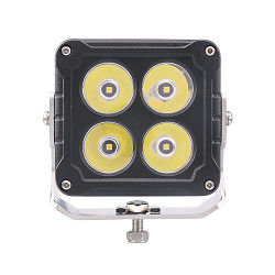 IP69K 40w 4 इंच स्क्वायर हैवी ड्यूटी एलईडी वर्क लाइट्स OSRAM स्पॉट बीम