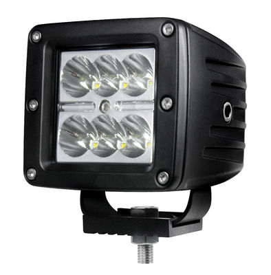 IP67 R10 स्पॉट बीम एलईडी लाइट्स पॉड फ्लड 90 डिग्री 18W 3 इंच एलईडी क्यूब्स