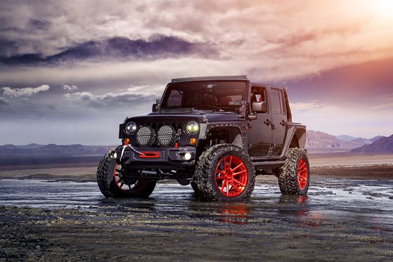 UTV SUV 22.86cm राउंड ऑफरोड हाई पावर एलईडी ड्राइविंग लाइट्स 10539lm