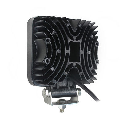 4PCS स्क्वायर एलईडी फ्लड वर्क लाइट्स IP67 2160lm ब्लैक हाउसिंग